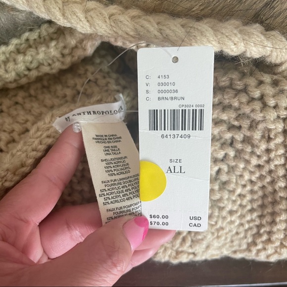 Anthropologie Faux Fur-Lined Trapper Hat - Picture 8 of 8